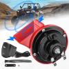imageKEMIMOTO UTV ATV Horn Kit with Rocker Switch 12V Upgraded 105DB Universal Loud SXS Horn Kit Compatible with Polaris RZR Ranger PRO XP Can Am Maverick X3 Defender CFMOTO Teryx Bennche Bighorn