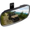imageKEMIMOTO UTV Rear View Mirror Compatible with Polaris Ranger 500 570 900 XP 1000 XPCrew 2017 2018 2019 2020 2021 2022 2023 2024 2025 Factory Mounting Tab Required OEM2879969