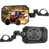 imageKEMIMOTO UTV Side Mirrors 2025 New Pattern Aluminum 8quot x 53quot Wide View for 1652 inch Roll bar Compatible with Polaris RZRCan Am X3PioneerTalonTeryxCFMOTO Fit Big UTV No Vibrate ampamp WobbleXTerrain Style