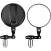 imageKEMIMOTO Universal Motorcycle Mirrors 360 Rotatable Motorcycle Handlebar Bar End Rear View Side Mirrors Compatible with 78 in Handlebar and 051083in 13mm21mm Handlebar Inner Diameter