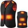 imageKEMIMOTO Womens Heated Vest with Battery Pack Included Heated Jackets for Women Womens Zip Up Winter Electric Quilted Vest