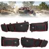 imageKEMIMOTO X3 Door Bags Front and Rear Door Bags Compatible with 20172024 Can Am Maverick X3 Max X DS RS MR Turbo RR Pack of 4Red