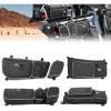 imageKEMIMOTO X3 Door Bags Front and Rear Door Bags Compatible with 20172024 Can Am Maverick X3 Max X DS RS MR Turbo RR Pack of 4White