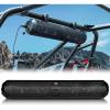 imageKemimoto UTV Sound Bar 28Inch 2X Tweeter and 4X Subwoofer BluetoothCompatible Wireless Control Soundbar Compatible with Polaris RZR CanAm X3 Defender CFMOTO for 156quot 225quot Roll Cage RMS 80W