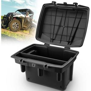 imageKEMIMOTO 21L55Gal UTV Bed Storage Box wTop Tool Tray Compatible with Polaris Ranger 1000 900 570 500 Ranger XPGeneral 1000 20132023 2024 Rear Cargo Box