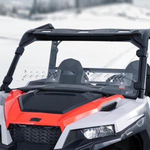 imageKEMIMOTO 2IN1 Front Vented Windshield Compatible with Polaris General 1000 XP 1000 4 1000 20162025 Sliding Scratch Resistant Clear UTV Windshield Window Accessories