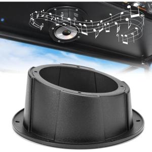 imageKEMIMOTO 65 Inch Angled Speaker Enclosures Pod 1PCS Universal Speaker Pod for 65quot Box Compatible with UTV RV Car Boat Trailer Trunk for 956 Inch Surface Mount BlackBlack