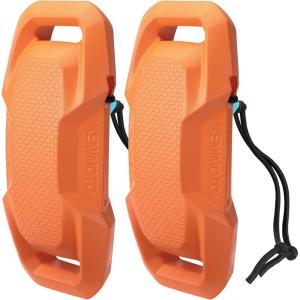 imageKEMIMOTO Boat Fenders Boat Bumpers for Docking Upgraded Boat Fenders Bumpers Fit for Bass Boat Jon Boat and Pontoon BoatClassic  Orange  2 PCS