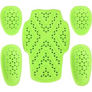 imageKEMIMOTO CE Level 2 Back Armor Protector Pad CE Level 2 Elbow and Shoulder Certified Anti Impact Inserts for Motorcycle Jackets 5 PC SetCE LEVEL 2 Pads 1 Back 2 Shoulder  2 Elbow