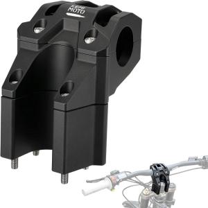 imageKEMIMOTO Direct Mount Riser Stem Compatible with Surron Light Bee X160 X260 Segway Talaria Electric Dirt Bike for All Mountain Downhill Enduro Freerid