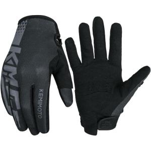 imageKEMIMOTO Dirt Bike Gloves for MenWomen Touchscreen Breathable Motorcycle Gloves Summer for Motocross Bikingblack