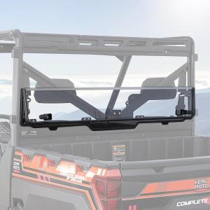 imageKEMIMOTO Foldable Rear Window 2IN1 Vented Rear Windshield Compatible with Polaris Ranger XP 1000Crew 20172025 Polaris Ranger 1000Crew 20202025 Ranger XP 900Crew 20132019Crystal Clear