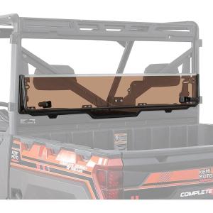 imageKEMIMOTO Foldable Rear Window 2IN1 Vented Rear Windshield Compatible with Polaris Ranger XP 1000Crew 20172025 Polaris Ranger 1000Crew 20202025 Ranger XP 900Crew 20132019AntiUV Tinted