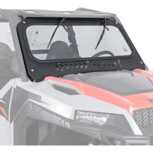 imageKEMIMOTO Glass UTV Windshield with Manual Wiper Compatible with Polaris General 1000 XP 1000 4 1000 20162025 Front Windshield Builtin Vent DOT Laminated Safety Glass Window Accessories
