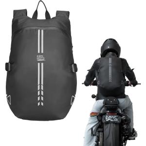 imageKEMIMOTO Motorcycle Backpack 40L Motorcycle Backpacks for men Waterresistant Helmet Bag for Travel Daily Trips Office Trips