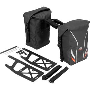 imageKEMIMOTO Motorcycle SaddlebagsWaterproof Luggage Bag with Surron support frame Bike Panniers Compatible with SurRon Light Bee X and S X160 X260 12L