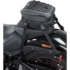 imageKEMIMOTO Motorcycle Tail Bag Dual Use Motorcycle Rear Seat Bag with Waterproof Rain Cover 22L34L Expandable Motorbike Helmet Bag Luggage Storage Backpack with 6 straps7L14L