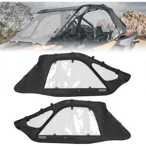 imageKEMIMOTO PRO XP Upper Doors Soft Cab Enclosures 2023 Version Zippers Compatible with Polaris RZR PRO XPTurbo R 20202025 Upper Windows Fit with Side Mirrors and Windshields 2884664 2seat