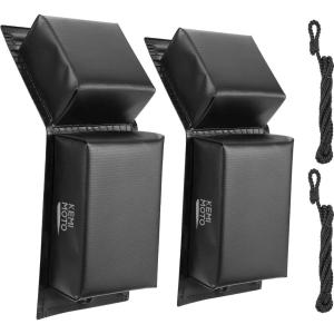 imageKEMIMOTO PWC Boat Fenders 2 Pack Boat Bumpers for Jet Ski Boat Fenders Bumpers for Docking with 2 RopesJet Ski Accessories