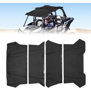 imageKEMIMOTO Roof Top Compatible with Polaris RZR XP 4 1000  XP 4 Turbo  4 900  S 4 1000 20142023 4in1 Combination Waterproof Black Hard Plastic Roof Top for 4Seater  2883074