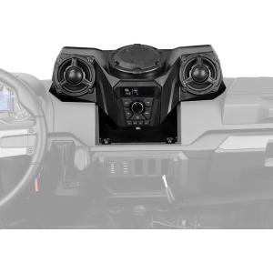 imageKEMIMOTO UTV 3Speaker Audio Kit with 525quot Woofer Compatible with Ranger 10001000 XP 1000 XP Crew 20182025 Sound System with AllinOne Dash Unit FM Radio Accessories Not Fit Northstar