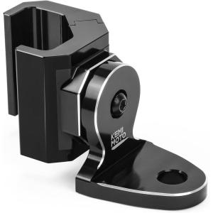 imageKEMIMOTO UTV Flag Whip Light Mount Adjustable Whip Mounting Bracket Compatible with Polaris Ranger General Can am Defender Commander 2021 Maverick Trail Sport Work for Pro fit Cage Only Black