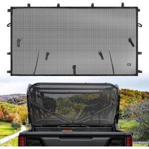imageKEMIMOTO UTV Rear Window Net Compatible with Pioneer 10003 10005 10006 20162025 Back Window Mesh with Advanced Breathability and High Visibility Keeps Mud and Gravel Out Sunshade Accessory