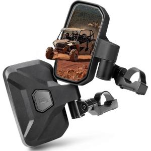 imageKEMIMOTO UTV Side Mirrors Upgraded Auto Fold Reset Billet Aluminum Mount Adjustable Side Mirrors Fit 165quot2quot Roll Cage Compatible with Polaris RZR CanAm X3 CFMOTO Pioneer Talon UTV Accessories