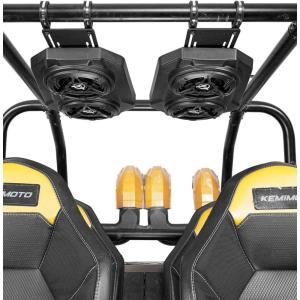 imageKEMIMOTO UTV Sound System 65 Inch Speakers UTV Sound Bar Overhead Stereo Bluetooth for UTVs Fits 162519in Roll Cages Compatible with CanAm X3 ampamp X3 Max Polaris RZR XP 1000 Uforce