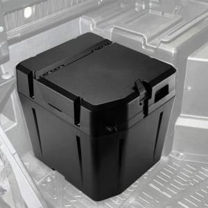 imageKEMIMOTO UTV Under Seat Storage Box 37L978Gal Waterproof Fit Door Lockable Compatible with Polaris Ranger XP 1000Crew 2018 2019 2020 2021 2022 2023 2024 2025 Replace 2882910 Lock Not Included