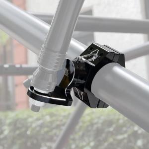 imageKEMIMOTO UTV Whip Mount QuickRelease CNCMachined 360 Adjustable Fit 175quot2quot Roll Bar 1Pack