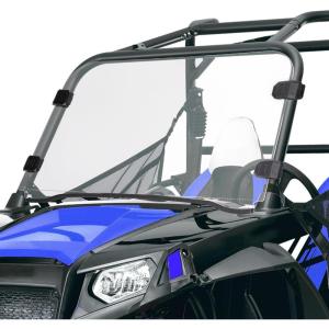 imageKEMIMOTO UTV Windshield Preinstalled Rubber Strips Compatible with Polaris RZR 800  RZR 570  XP 900 20082020 UTV Front Full Windshield UV Resistance PC Clear Vsion WindowWithout Ventilation