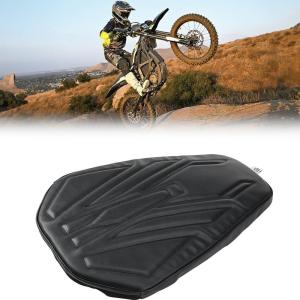 imageKEMIMOTO Universal Dirt Bike Seat Cushions Comfortable PU Leather Electric Bike Seat Padded Protector Cushion Compatible with Surron LBX Light Bee X Storm Ultra Bee Talaria Duke 390 CRF KLR Seway