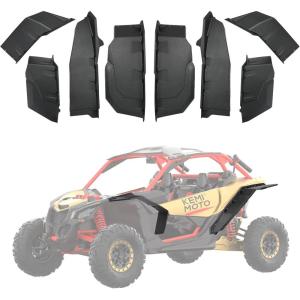 imageKEMIMOTO Wider X3 Fender Flares Upgraded Ultra Wide Mud Guards Extended Front and Rear Compatible with 20172025 Can Am X3 ampamp Max OEM Replacement 715002973