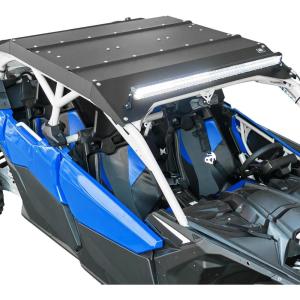 imageKEMIMOTO X3 Max Aluminum Roof with 44quot LED Light Bar ampamp Mount Brackets wRocker Switch Wiring Kit Flat Roof Compatible with Can Am Maverick X3 Max 20172025 All Models