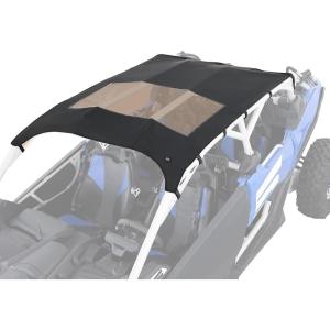 imageKEMIMOTO X3 Max Roof Wind Deflectors Roof Top Sun Visor Waterproof FrictionResistant Bimini Compatible with Can Am Maverick X3 Max 20172025 All 4Seat Models