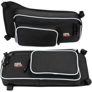 imageKEMIMOTO X3 Rear Door Bags X3 Max Rear Door Bags compatible with 20172024 Can Am Maverick X3 Max X RS DS Turbo R Accessories Storage Bag Tool Bags