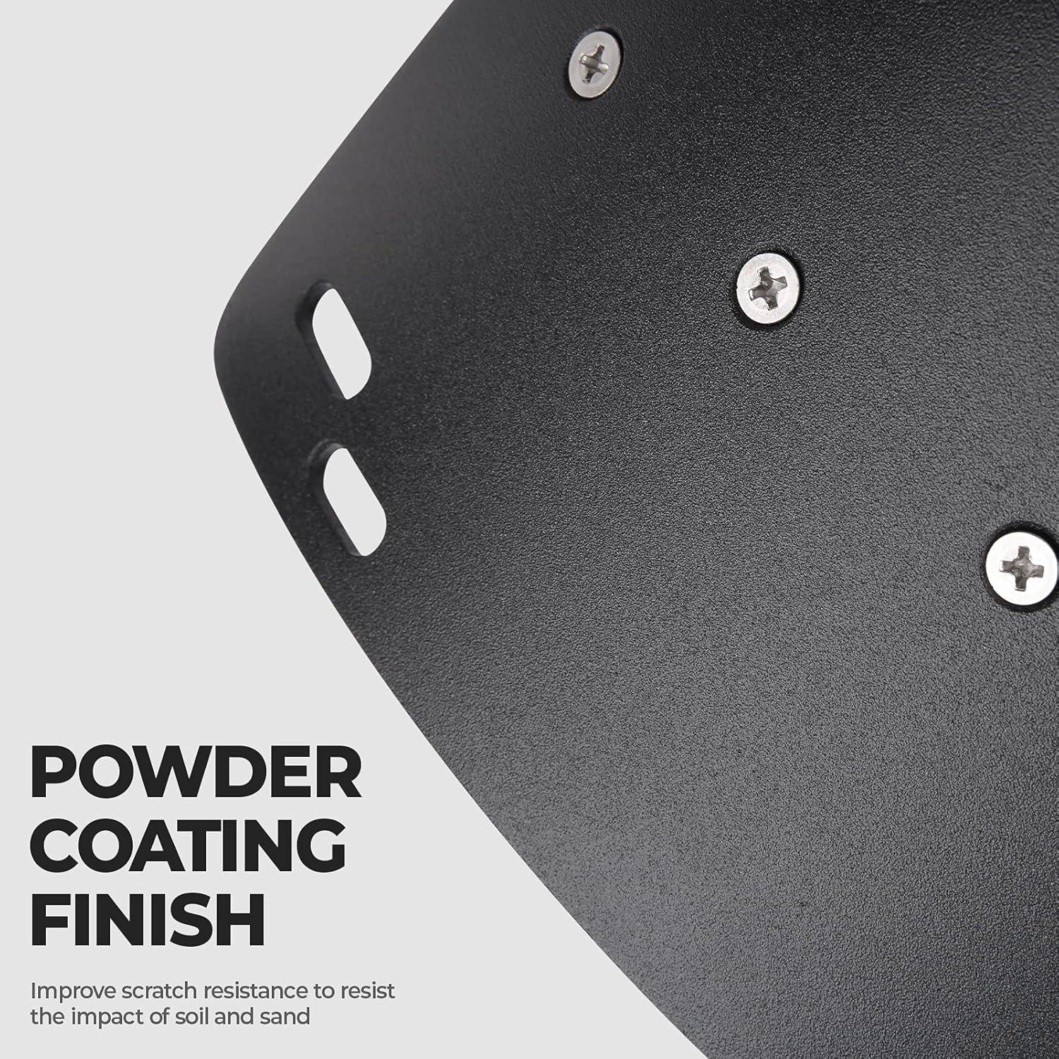 imageKEMIMOTO Curved Motorcycle License Plate Holder Side Motorcycle License Plate Mount Tag Bracket Black for Cruise Sportbike Street Bike