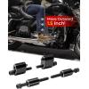imageKEMIMOTO 1 Inch Driver Floorboard Extensions Floorboard Spacer Extenders Kit For 20092024 2025 Touring Road King Road Glide 20092013 FL Trikes Include Bolts and Spacers15 inch