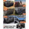 imageKEMIMOTO ATV Cover Universal Four Wheeler Cover Waterproof Cover Compatible with Polaris Sportsman 450 570 Polaris Sportsman Fourtrax CanAm Kawasaki Arctic Cat CFMOTO 827 X 512 X 465L96x 49x 47