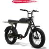 imageKEMIMOTO Aluminum Cargo Rack for Super73 ZS Series Electric Bicycle Black