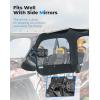 imageKEMIMOTO Cab Enclosure Upper Doors Compatible with Polaris RZR XP 4 1000 20142023 Waterproof Soft UTV Side Window Kit Replace 2884332