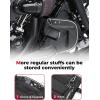 imageKEMIMOTO Chopped Soft Lowers Chaps Motorcycle Leg Warmers Compatible with 19802024 2025 Touring Street Glide Road King 19802023 Road Glide and Trike Models