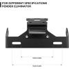 imageKEMIMOTO Fender Eliminator Compatible with Z125 Z125 Pro License Plate Holder Bracket Tail Tidy 2015 2016 2017 2018 2019 2020 2021 2022 2023 2024 2025 with Led License Plate Light