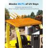 imageKEMIMOTO Forklift Shade Cover Heavy Duty Waterproof Fork Truck Sunshade Top 51in x 43in AntiUV Rain Canopy Cover for Forklift Capacity up to 8000 lb