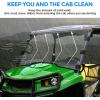 imageKEMIMOTO Front Rear Full Windshield Compatible with John Deere Gator XUV 550 560 560e 590i 590e 590m