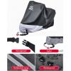 imageKEMIMOTO Motorcycle Cover with Lock Hole Compatible with Surron Grom Navi CT125 Z125 Pro TNT 125135 Super73 SZR Mini Motorcycle Rain Cover Waterproof Sunlight Dust All Weather