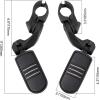 imageKEMIMOTO Motorcycle Highway Pegs Foot Pegs for Sportster Softail Dyna Electra Glide Road King Street Glide with 125quot Engine Guard 1 14 Highway BarBlack
