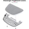 imageKEMIMOTO Passenger Footboard Covers Dshaped Floorboard Covers for Electra Glide Street Glide Road Glide Ultra Limited Softail Chrome