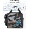imageKEMIMOTO Ski Bag and Boot Bag Combo Snowboard Bag Padded Ski Bags for Air Travel Snow Ski Bags Fit Skis Up to 200cm Ski Double Bag ComboBlue